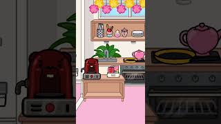 Free 💖 Pink Kitchen Design in Toca Boca tocagirlz tocabocahouseideas [upl. by Sivek]