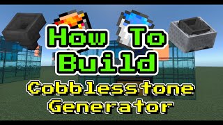 The Ultimate Guide To Building The Fastest Cobblestone Generator In Minecraft Bedrock 12130 [upl. by Ader]