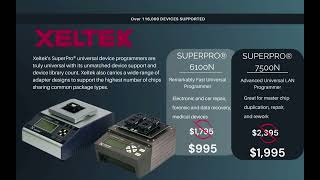 Xeltek SuperPro and SuperBOT Most Popular Universal IC and Automated Programmers [upl. by Notnek]