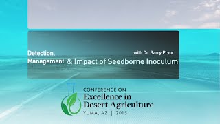 Detection Management and Impact of Seedborne Inoculum on Fusarium Wilt of Lettuce [upl. by Merwin]