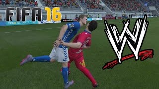 FIFA 16 Fails  With WWE Commentary 4 [upl. by Josselyn857]