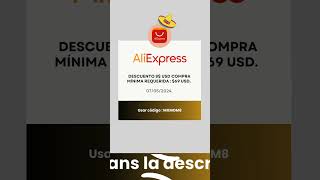 Cupón de Descuento Aliexpress  México Mayo 2024 [upl. by Aehtrod]