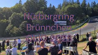 Nürburgring Nordschleife 011023 Brünnchen  Tourifahrer auf der Rennstrecke [upl. by Gerius235]