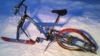 ski bike build  śnieżny rower [upl. by Catto]