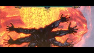 Asura The Destructor vs Gogen WyzenAsuras Wrath Game [upl. by Readus]