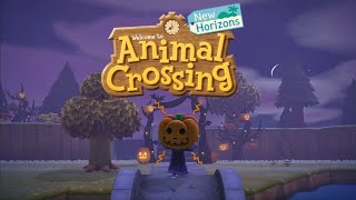 Animal Crossing Longplay  Making A Halloween Themed Island From Scratch In October  No Commentary [upl. by Philips575]