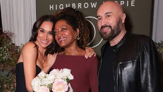 Meghan Markle Shines at Kadi Lees Highbrow Hippie LaunchNight of FriendshipGlamourand Empowerment [upl. by Akeenat]