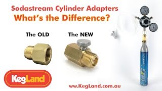 Sodastream Adapter  The New and The Old  How to use Sodastream Cylinders for your keg system [upl. by Lemmuela]