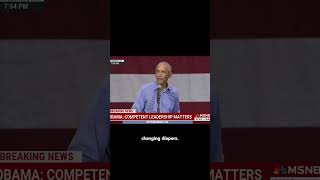 😂 Obama HUMILIATES Trump on stage [upl. by Llirpa508]