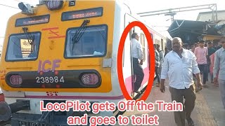 Motorman Gets off the Train and Goes to Toilet on Kankinara Station  Eastern Railways [upl. by Shauna]