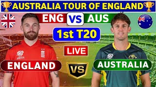 Australia vs England 1st T20  AUS vs ENG 1st T20 Match Live Score amp Commentary Australia T20 Live [upl. by Aihtnamas]