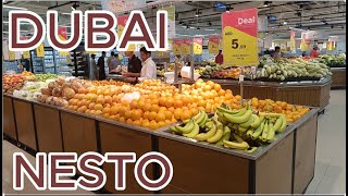 DUBAI NESTO Hypermarket prices  Labour Market [upl. by Otrevogir551]