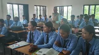 Students repeat the poem with teacher [upl. by Bonner]