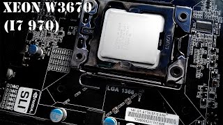 Intel Xeon W3670 i7 970 пред топовый 6 ядерный процессор за 100 1366 сокет X58 [upl. by Hodgson]