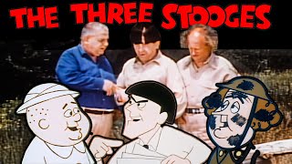 The Color THREE STOOGES with CARTOONS Season 1 Ep 1 Cartoons 15 [upl. by Neleb278]