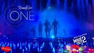 World of Color ONE MultiCam Full Show w Special Inside Out 2 Preshow 4K60 [upl. by Panthea]