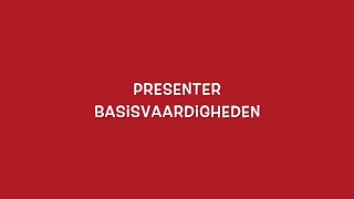 Presenter basisvaardigheden [upl. by Fried]