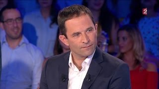 Benoit Hamon  On nest pas couché 3 septembre 2016 ONPC [upl. by Desimone309]