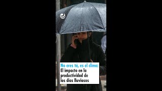 No eres tú es el clima El impacto en la productividad de los días lluviosos [upl. by Kcor216]