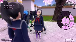 Sabotaging Senpai and Osanas relationship Yandere Simulator [upl. by Obel]