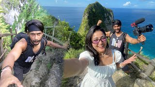 Bali Ke Sabse Dangerous Beach Ka Raasta Aur Bhi Risky  Bali Ep4 Nusa Penida [upl. by Eetsirhc794]