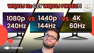 1080p 240Hz vs 1440p 144Hz vs 4K 60Hz  Co wybrać [upl. by Denison109]