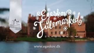 Julemarked på Egeskov [upl. by Annaiviv]