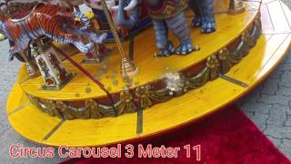 Circus Carousel anno 1896 Peter Petz LafayettevKarussell [upl. by Etteloc]