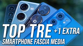 I TOP TRE SMARTPHONE 1 della fascia media Honor 90 OnePlus Nord 3 e Moto Edge 40 [upl. by Comyns]