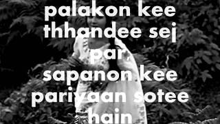 Kuch Dil Ne KahaKaraoke amp LyricsAnupama [upl. by Ruiz165]