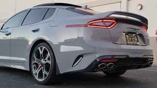 Kia Stinger Scorpion Spoiler  Upper Trunk Removal [upl. by Agosto]