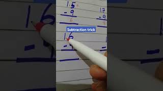 Math hack✖️➗💯 subtraction trick ➖➕🟰❓❓shorts mathtricks subtraction [upl. by Eniala]