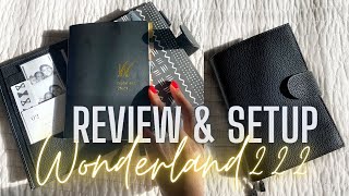 WONDERLAND 222 FIRST LOOK amp SETUP B6 Planner amp Notebook MartinMade TV [upl. by Shira]