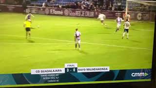 Un quothuracánquot en Guadalajara derrota al Rayo Majadahonda con 3 golazos [upl. by Amian]