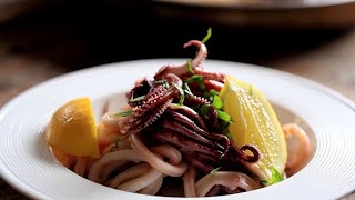 Sauteed Calamari with Parsley and Garlic [upl. by Griffie]