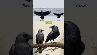 Crows vs Ravens What’s the Difference 🐦‍⬛ crows ravens [upl. by Appleton629]