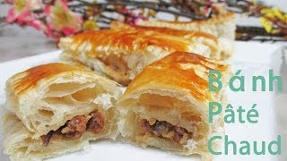 French Inspired Snack  Pâté Chaud Cách Làm Bánh Patê Sô 越式酥皮肉餅的做法 [upl. by Sindee]