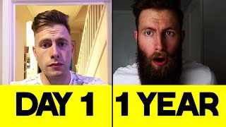 I GREW THIS BEARD IN A YEAR Beard Growth 1 Year Timelapse [upl. by Adnaloy931]