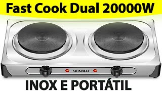 Fogão 2 boca elétrico Mondial  Cooktop 2 bocas elétrico  Fogão elétrico 2 bocas 110v [upl. by Suellen]