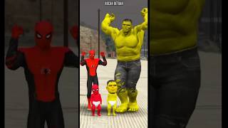 GTA V SPIDERMAN AND HULK SAVE HIS DAD FROM VENOM  coffin dance song cover [upl. by Yvette]