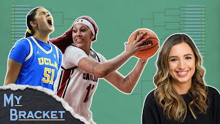 Alexa Philippou decides if anyone can beat South Carolina in full NCAA tournament picks  My Bracket [upl. by Darn]