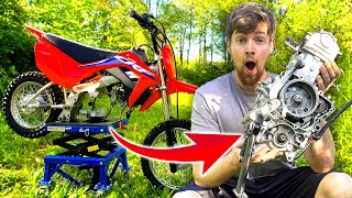 My CRF110 Pit Bike Gets A Massive Upgrade Big Bore Kit [upl. by Nirual]