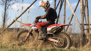 Honda CRF 250R  Race training [upl. by Kcirdorb]