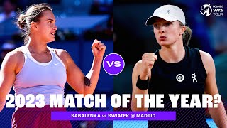 FULL MATCH  Iga Swiatek vs Aryna Sabalenka  2023 Madrid Final [upl. by Aina562]