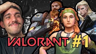 GAMEPLAY VALORANT 1  É O INICIAS [upl. by Siuraj]