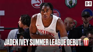 Jaden Ivey Balls Out In His Summer League Debut For The Pistons [upl. by Koby699]