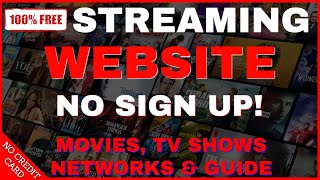 Unbelievable FREE STREAMING WEBSITE  No Sign Up Required UNLIMITED Access For FREE [upl. by Ginsberg]