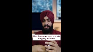 How To Hide Instagram Read Receipts and typing indicator [upl. by Nesline836]