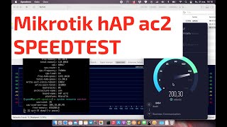 Mikrotik hAP ac2 speedtest 5ГГц ac [upl. by Platt]