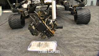 Curiosity Rover Sampling System Scoop Test [upl. by Uranie162]